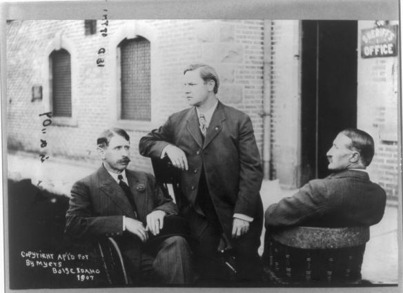 George Pettibone, Bill Haywood, and Charles Moyer